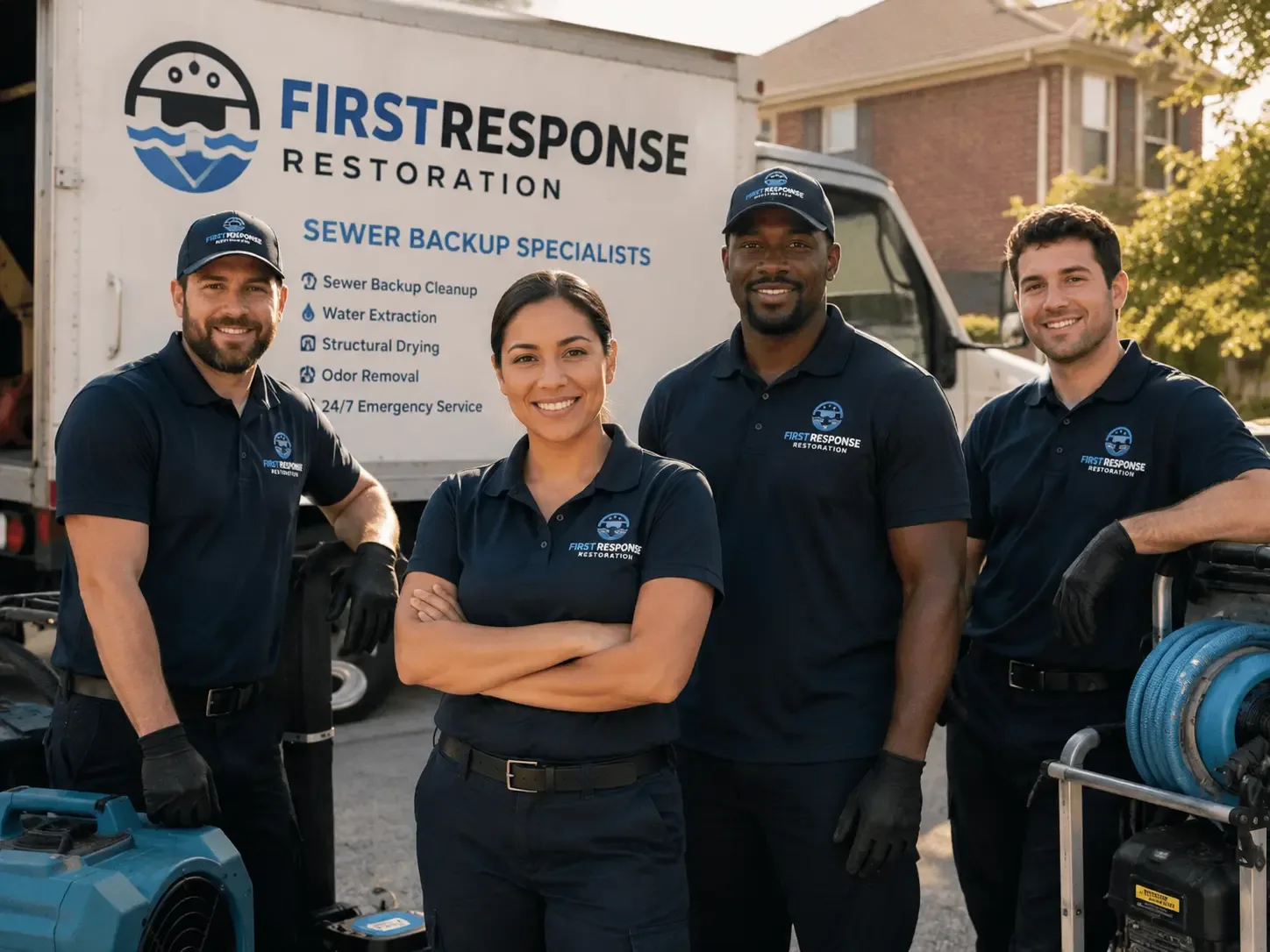 FirstResponse Restoration serving Flasher, ND